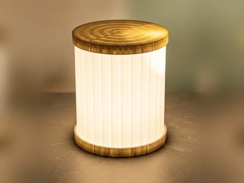 Lampa wydrukowana w 3D - model koncepcyjny